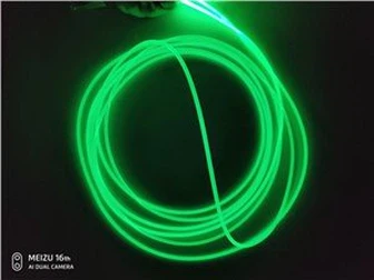 1 mm-es oldalsó fényű optikai szálak