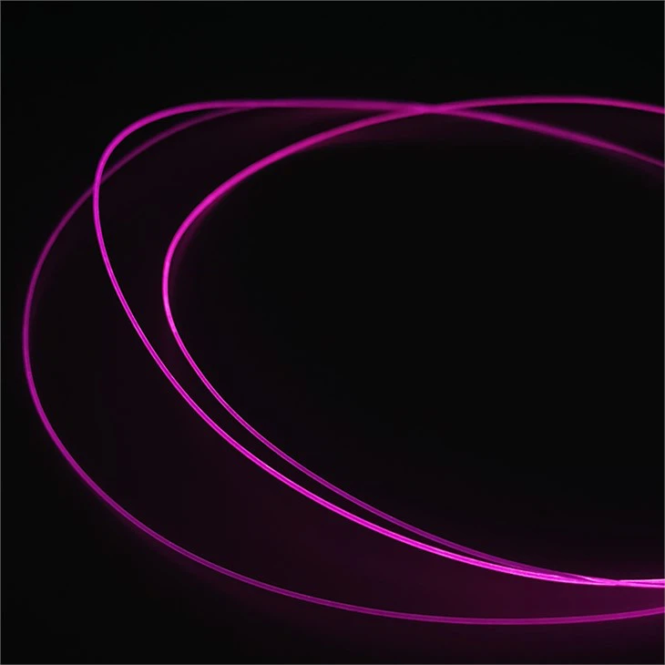 polymer MMA side glow fiber optic 100meters per roll for lighting decoration (1)