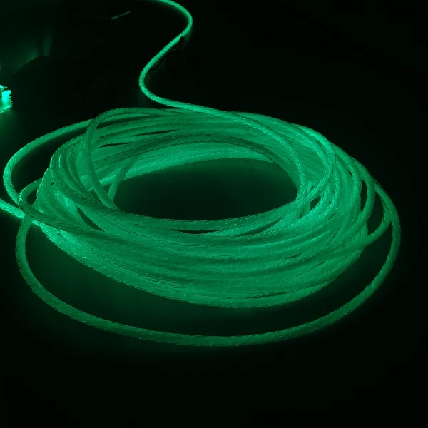 multicore side glow fiber cable